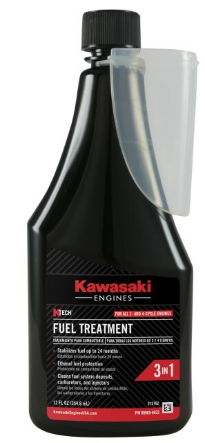 KAWASAKI ENGINES ADDS KTECH™ FUEL TREATMENT TO ITS SUITE OF GENUINE PARTS