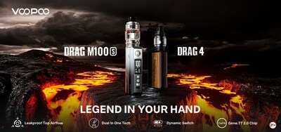 The Single Battery Version of VOOPOO DRAG 4, DRAG M100S has Officially Arrived in the USA