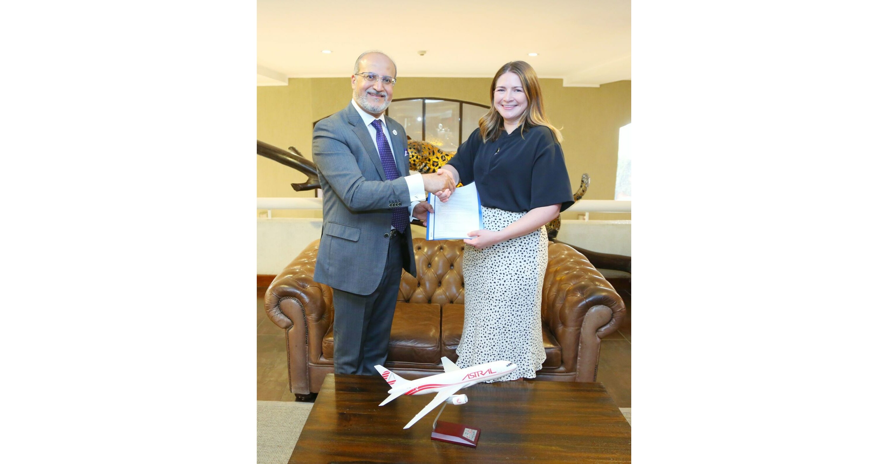 ASTRAL AVIATION AND DISASTER RESPONSE NONPROFIT AIRLINK SIGN FIRST PARTNERSHIP AGREEMENT (MOU) AND BEGIN DISASTER RELIEF SHIPMENTS