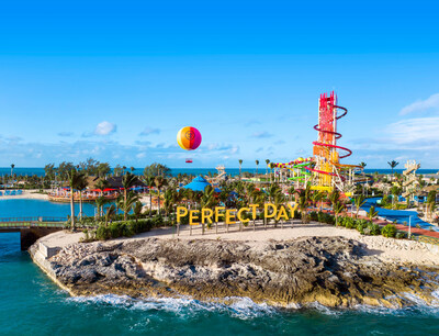 For the first time, guests of Celebrity Cruises will be able to visit the private island destination of Perfect Day at CocoCay.