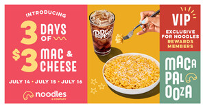 Noodles &amp; Company Celebrates National Mac &amp; Cheese Day With Three Days of $3 Wisconsin Mac &amp; Cheese