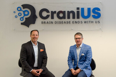 CraniUS Chief Medical Officer, Dr. Chad Gordon, and Chief Executive Officer, Michael Maglin.