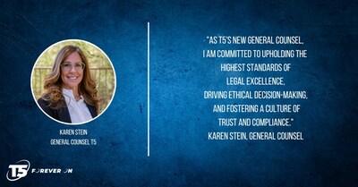 T5 Data Centers' new General Counsel, Karen Stein, reacts to her recent appointment to the company.
