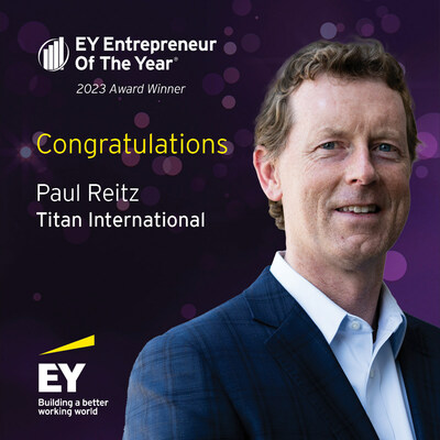 Earnst & Young Announces Paul Reitz of Titan as Entrepreneur Of The Year® 2023 Midwest Award Winner