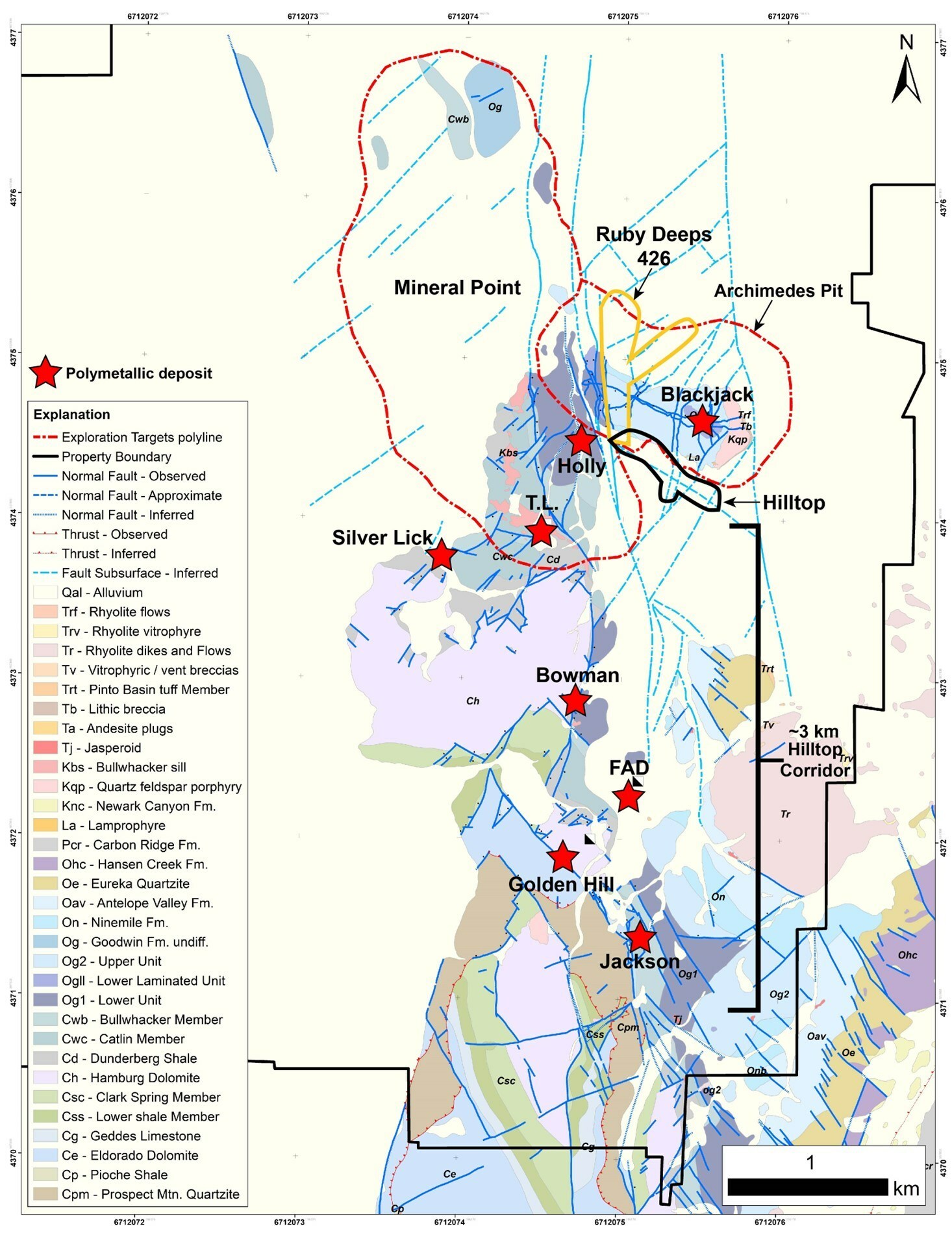 Image 1 – Hilltop Corridor Surface Plan (CNW Group/i-80 Gold Corp) Image 1 – Hilltop Corridor Surface Plan (CNW Group/i-80 Gold Corp)