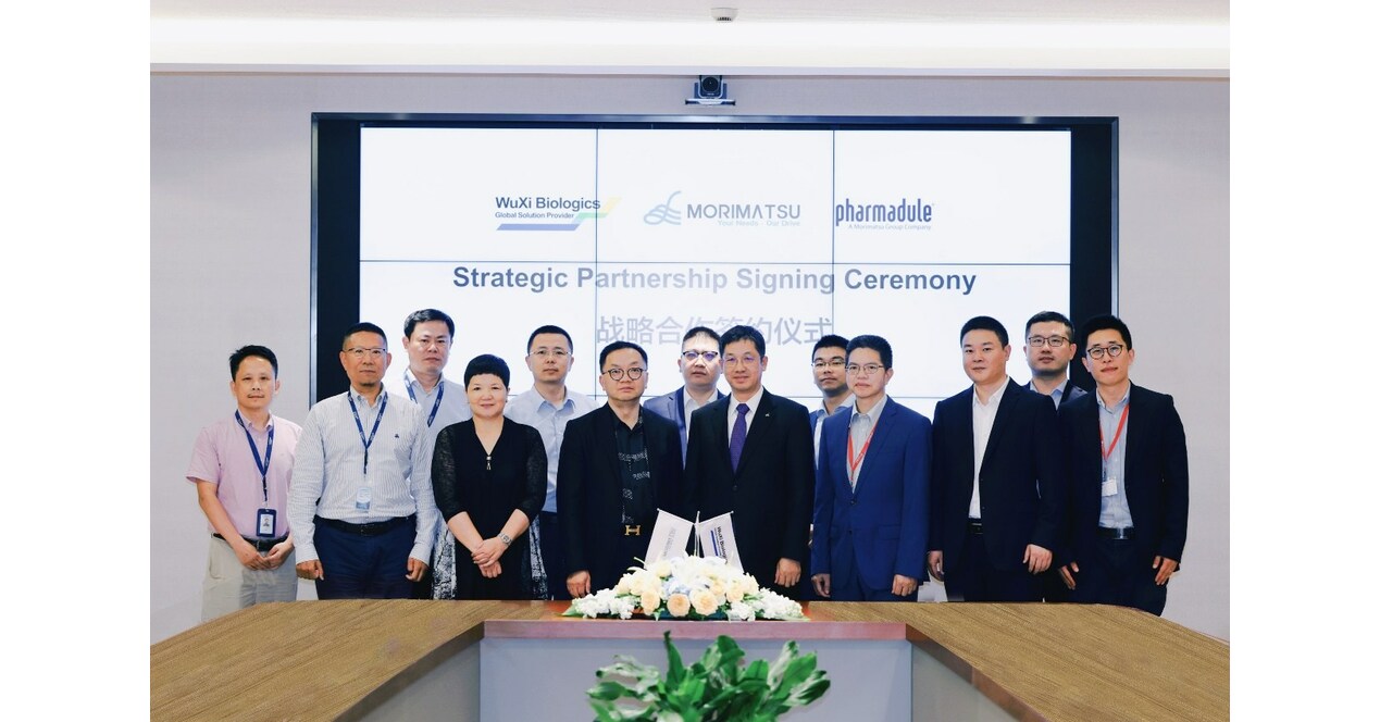 Pharmadule Morimatsu y WuXi Biologics alcanzan una asociaci&oacute;n estrat&eacute;gica mundial