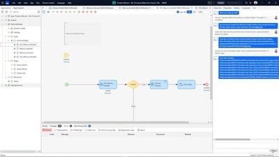 Mendix 10 will offer contextual chat capabilities that developers can use for advice and troubleshooting, through a trained Large Language Model (LLM).