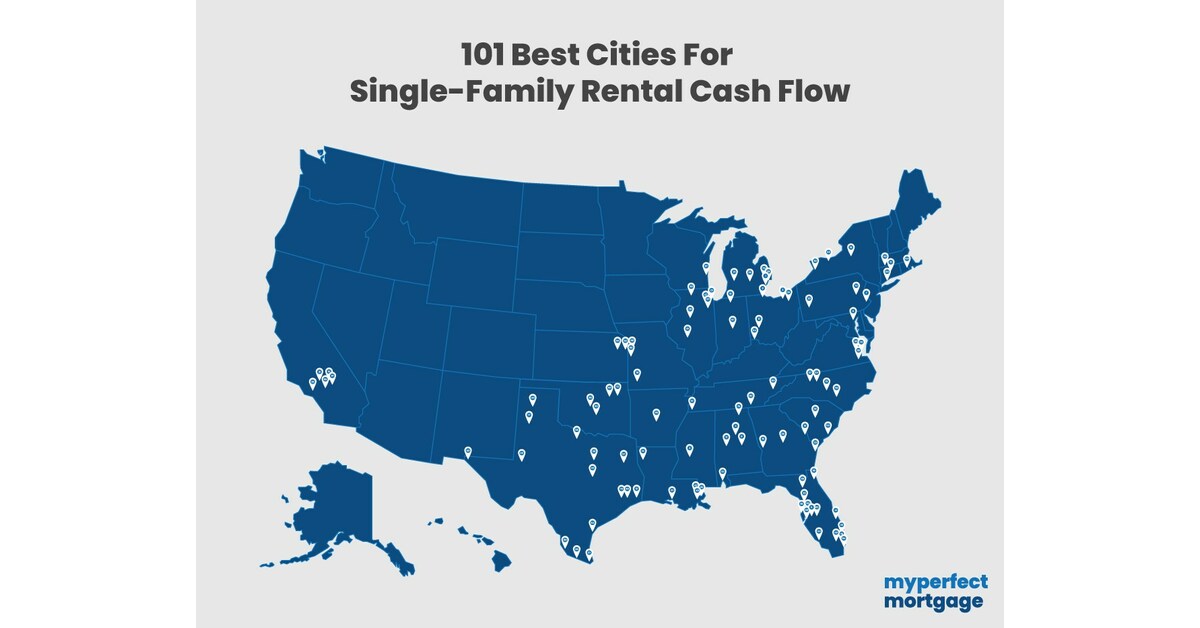 My Perfect Mortgage Study Reveals the Top 101 Cities for SingleFamily