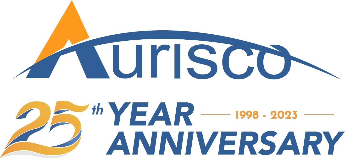 Aurisco 25th Anniversary Logo (PRNewsfoto/Aurisco Pharmaceutical)