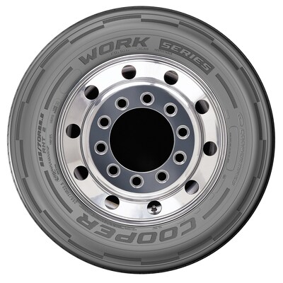 Available in eight different sizes, the Cooper® WORK Series™ RHT 2 features advanced technology for even treadwear and high scrub resistance to deliver the right mix of efficiency and durability for regional haul trailer tire applications.