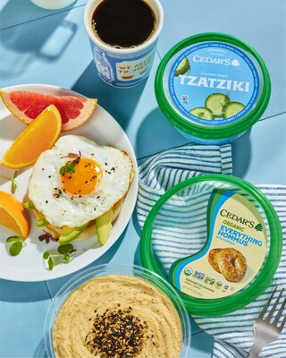 The family-owned Mediterranean brand unveils new look for its iconic hommus, tzatziki, dips and more