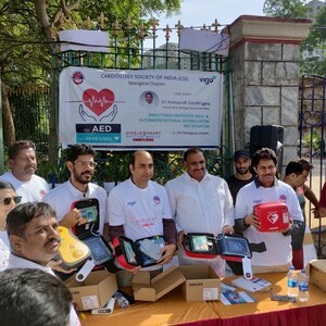 Empowering Hyderabad Joggers: Arrhythmia Awareness and AED Donation Drive by CSI Telangana and Vigocare