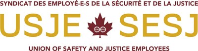 USJE logo (CNW Group/Union of Safety and Justice Employees)