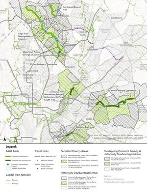 REGIONAL PARTNERSHIP SECURES $25 MILLION FEDERAL GRANT FOR MASSIVE INVESTMENT IN TRAIL NETWORK