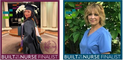 Cardiac nurses, Lludid Maxinez (left) and Stacey Keeler (right), have won Oak Point University's second annual Built to Be a Nurse Contest. More than 11,000 public votes were cast to determine the 2023 grand prize winners.