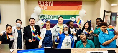 Chen Senior Medical Center's County Line employees celebrating Pride Month, as did other centers across the ChenMed national footprint
