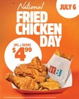 Mary Brown's Chicken is ringing in National Fried Chicken Day with an irresistible deal priced at just $4.99