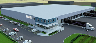 Rendering of the new facility in Billerica, MA