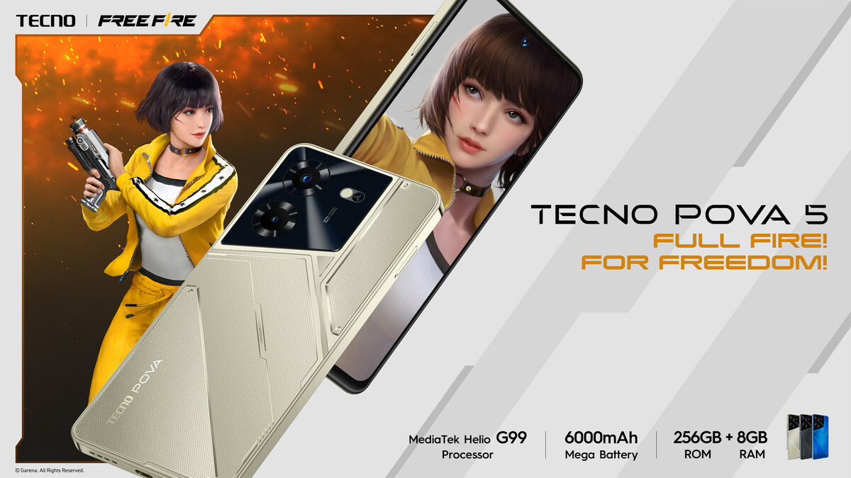 TECNO's Latest POVA 5 Series Free Fire Special Edition Unleashes the  Ultimate Immersive Gaming and Entertainment Experience