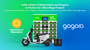 India's State of Maharashtra and Gogoro to Partner On 'Ultra Mega Project' to Manufacture and Deploy Smart Battery Infrastructure that Would Exceed $1.5 Billion Over Eight Years