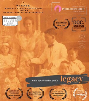 Her Hunger Media's Short Documentary "Legacy" Wins Best History Social Video in the 44th Annual Telly Awards