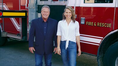 Sheldon Yellen and Ginger Zee celebrate first responders on "Hearts of Heroes," produced by Hearst Media Production Group and airing weekends on ABC stations nationwide
