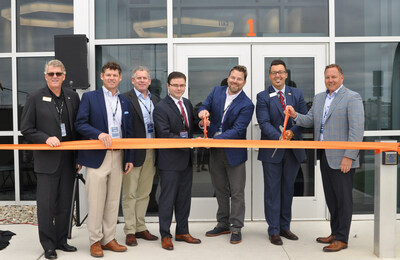 From left to right: Rick Pearce (President and CEO - Trenton/Middletown Chamber of Commerce), Kyle Verplank (Executive Chairman - Shape Corp.) Tony Verplank (Executive Chairman - Shape Corp.), Randy Chenault (Staff Assistant - Senator JD Vance), Ryan DeBoer (Aluminum Division Managing Director - Shape Corp.) Zach Bohannon (Senior Field Rep. - Congressman Warren Davidson), Mark White (President and CEO - Shape Corp.)