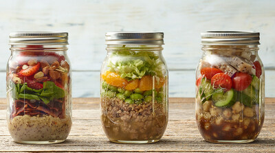 We’ve all seen the trendy salads in a jar. Now is your time to shine! This portable picnic pleasure is packed with veggies and protein and placed into a jar. This Five-Minute Mediterranean Salad is gluten free and a quick-and-easy salad treat.