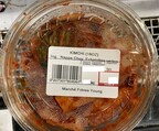 Présence non déclarée de sésame, d'anchois et de soya dans du kimchi et des dolmadakia préparés et vendus par l'entreprise Marché Frères Young