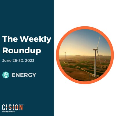 PR Newswire Weekly Energy Press Release Roundup, June 26-30, 2023. Photo provided by SANY Group. https://prn.to/44jNVKB