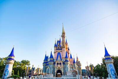 Cinderella Castle at Magic Kingdom Park at Walt Disney World in Lake Buena Vista, Fla.