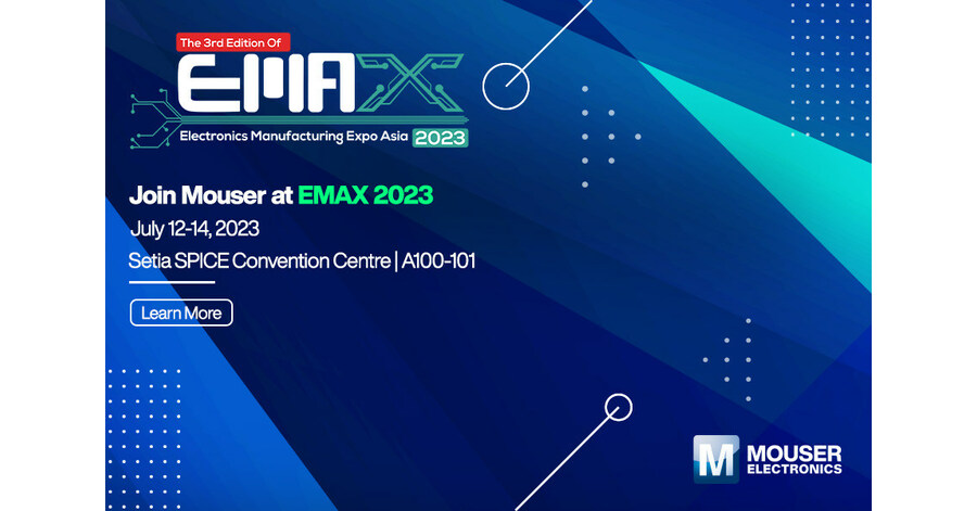 Mouser 将参加马来西亚电子贸易展 EMAX 2023