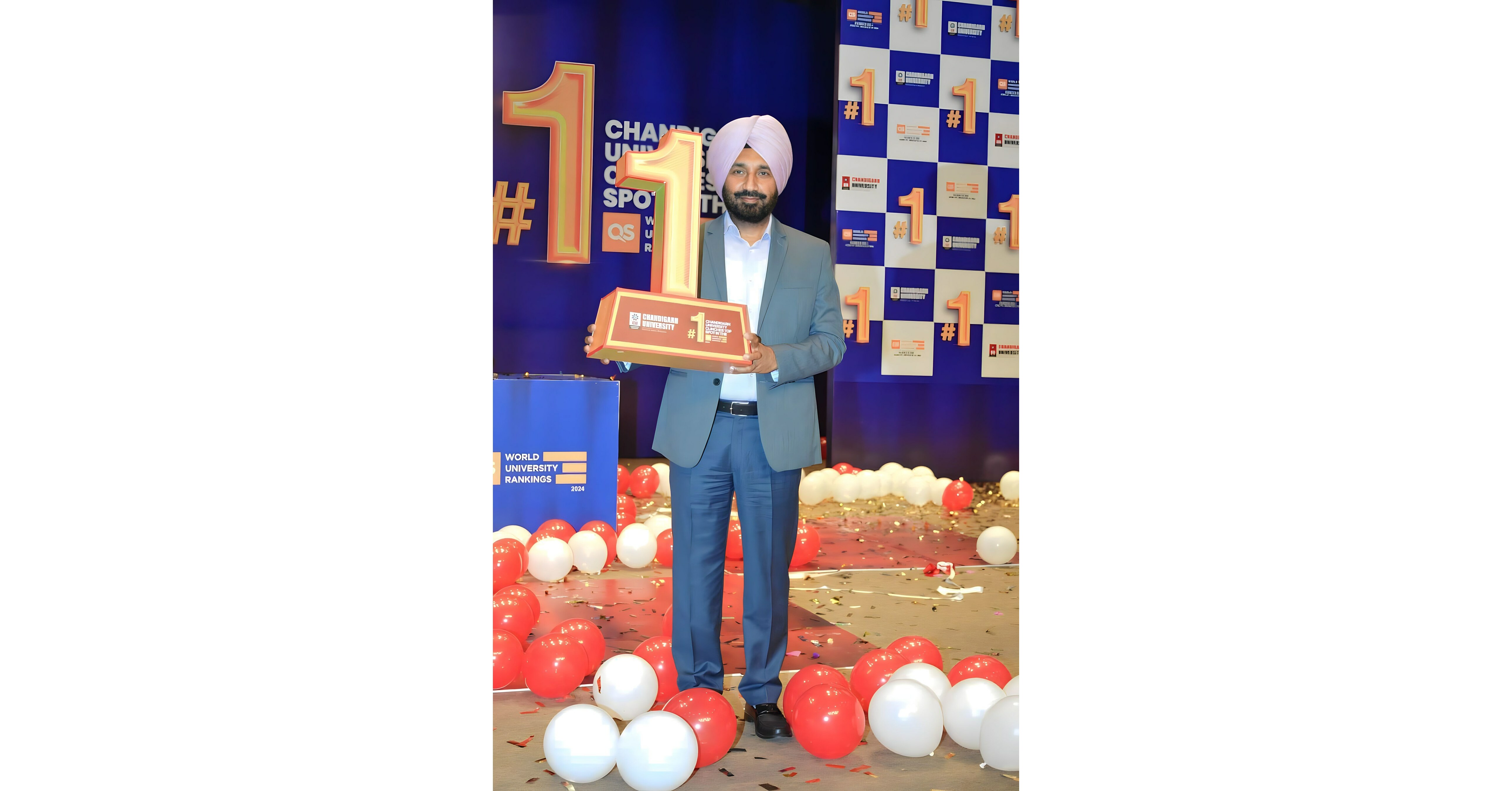 Chandigarh University ranked number 1 private university in India in