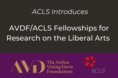 AVDF/ACLS Fellowships for Research on the Liberal Arts will support much-needed scholarly research utilizing the extensive CBII dataset to examine how the liberal arts impact a variety of learners at different stages and aspects of their lives and careers.