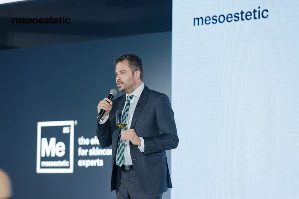 Carles Font Martin, Co-CEO & Chief Business Development Officer of mesoestetic,shared mesoestetic's brand story and development plan in China