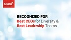 Claro Enterprise Solutions Receives Acclaimed Recognition for Best CEOs for Diversity and Best Leadership Teams