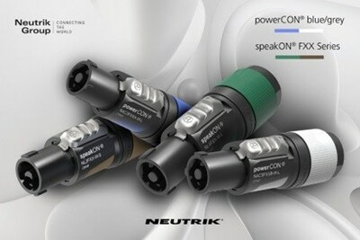 powerCON® azul/gris y speakON® FXX Series