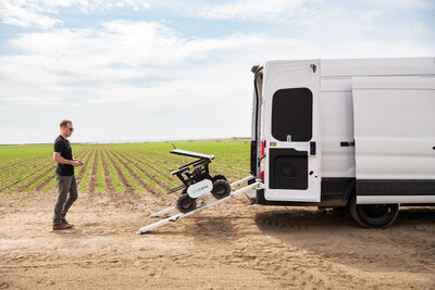 Offered as a service, Aigen’s vehicles reduce farmers’ workload and their reliance on fossil fuels, while increasing their crop and soil health. 
Photo by Peter Bohler.