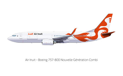 Boeing 737-800 Nouvelle Génération Combi (Groupe CNW/Air Inuit)
