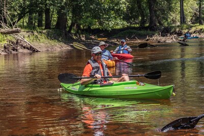 WellCare of North Carolina donated 10 kayaks to the Coharie Tribe.