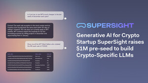 Generative AI for Crypto Startup SuperSight Raises $1M Pre-seed to Build Crypto-Specific LLMs