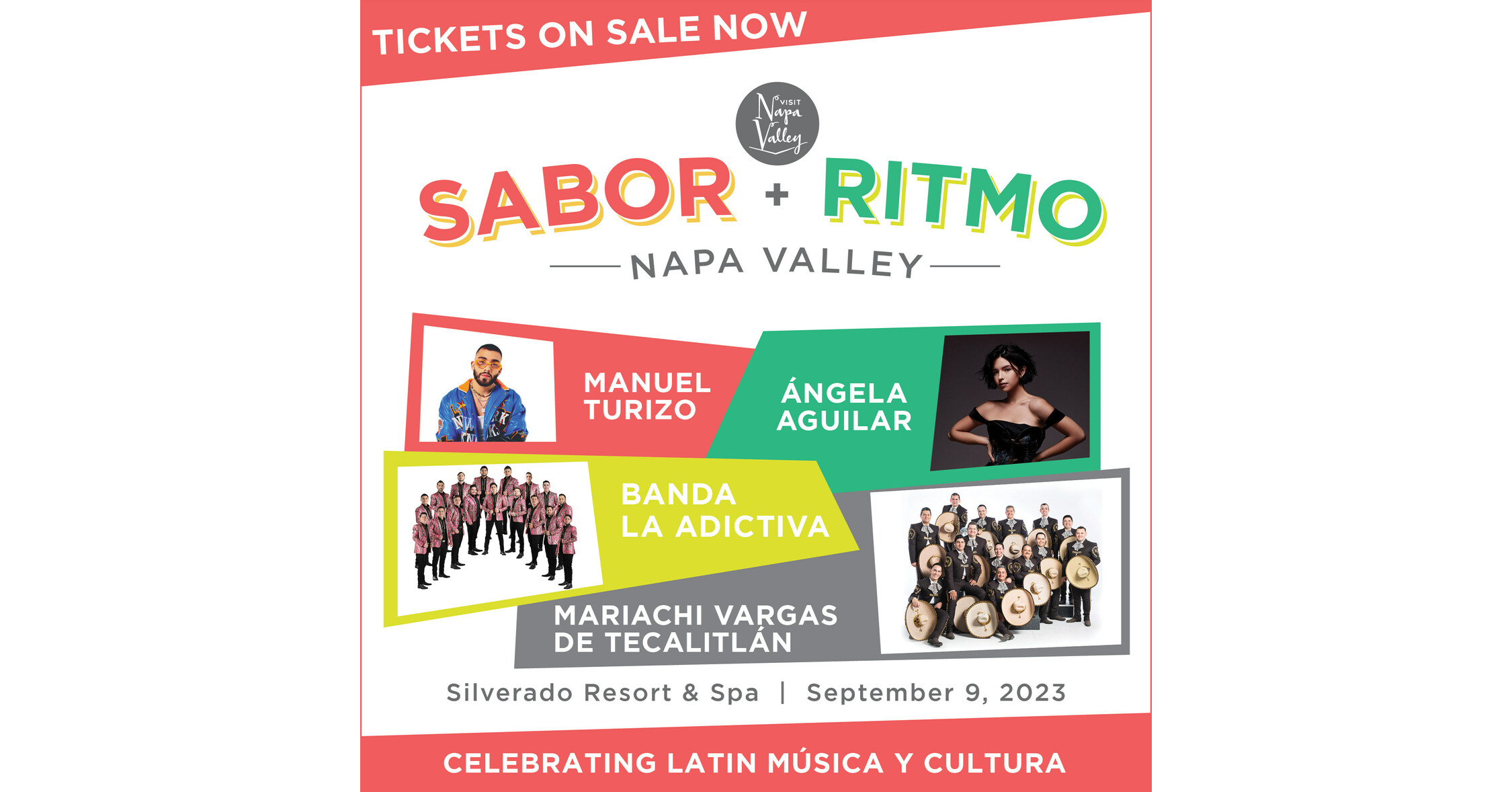 Tickets Now on Sale for Napa Valley's New AllLatin Music Festival