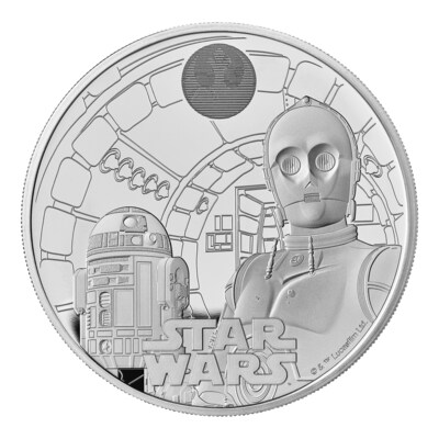 Coming to a Galaxy Near You! The Royal Mint Unveils First Coin in its Star Wars™ Collection (PRNewsfoto/The Royal Mint)