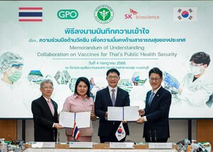 SK bioscience- Government Pharmaceutical Organization Sign Memorandum of Understanding to Strengthen Vaccine Infrastructure in Thailand