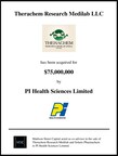 Madison Street Capital Co-Advises Therachem Research Medilab (TRM) and Solaris Pharmachem For A Total Consideration of USD$75M Sale To PI Health Sciences Ltd. (PIHS)