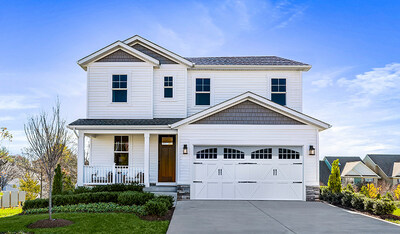 The two-story Lapis is one of three Richmond American floor plans available at Loving Estates in Severn, Maryland.