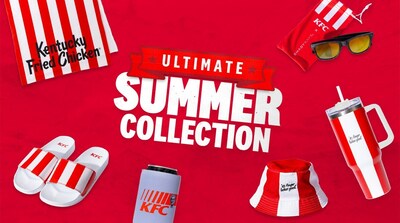 A part of the KFC Shop, KFC is debuting the Ultimate Summer Collection – a limited-quantity mix of apparel and accessories, including a collaboration with Kentucky-based sunglasses brand Shady Rays. Get your hands on the best of fried chicken style at KFCShop.com.