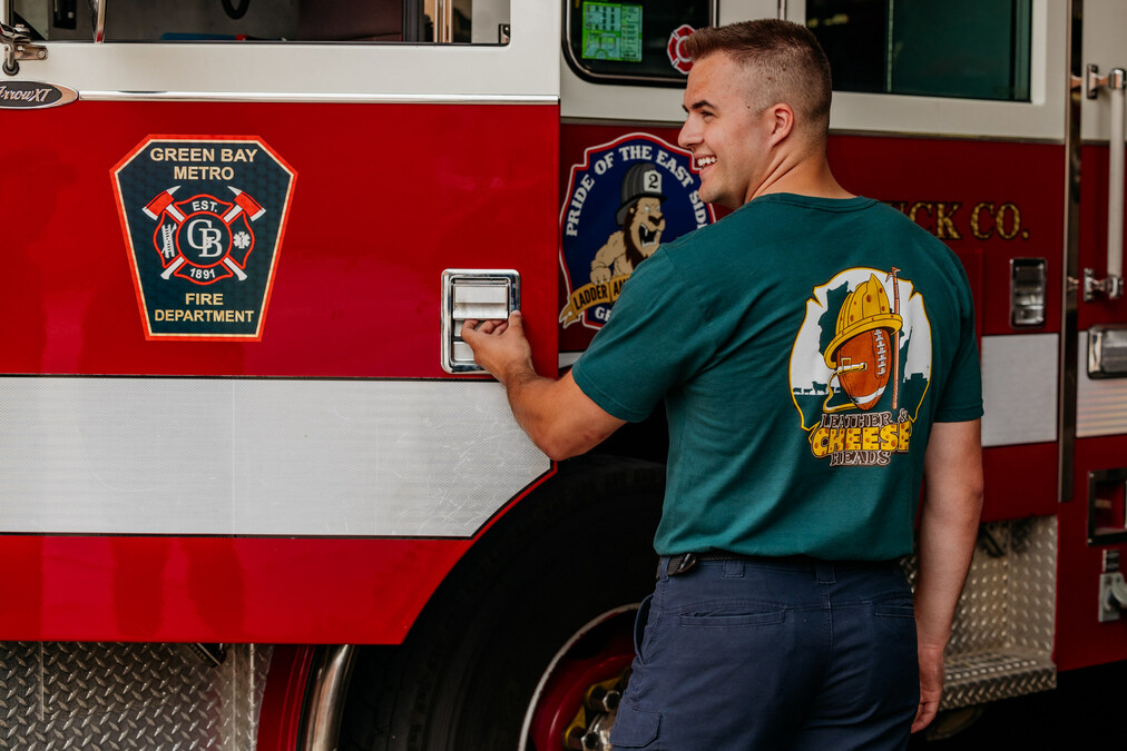 Fire Department Coffee Crew T-Shirt XXL