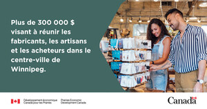 Le ministre Vandal annonce l'octroi d'un financement fédéral pour attirer des artisans et des acheteurs dans le centre-ville de Winnipeg