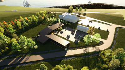 Rendering of the future Wiidookodaadiwin Healing Lodge project (CNW Group/Canada Mortgage and Housing Corporation)